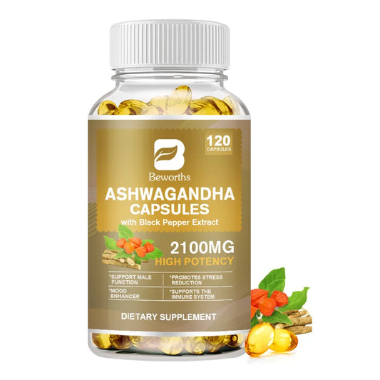 Beworths  Organic Ashwagandha Root Capsules Sleep Better Sleep