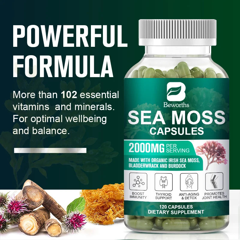 BEWORTHS  Organic Sea Moss Capsule