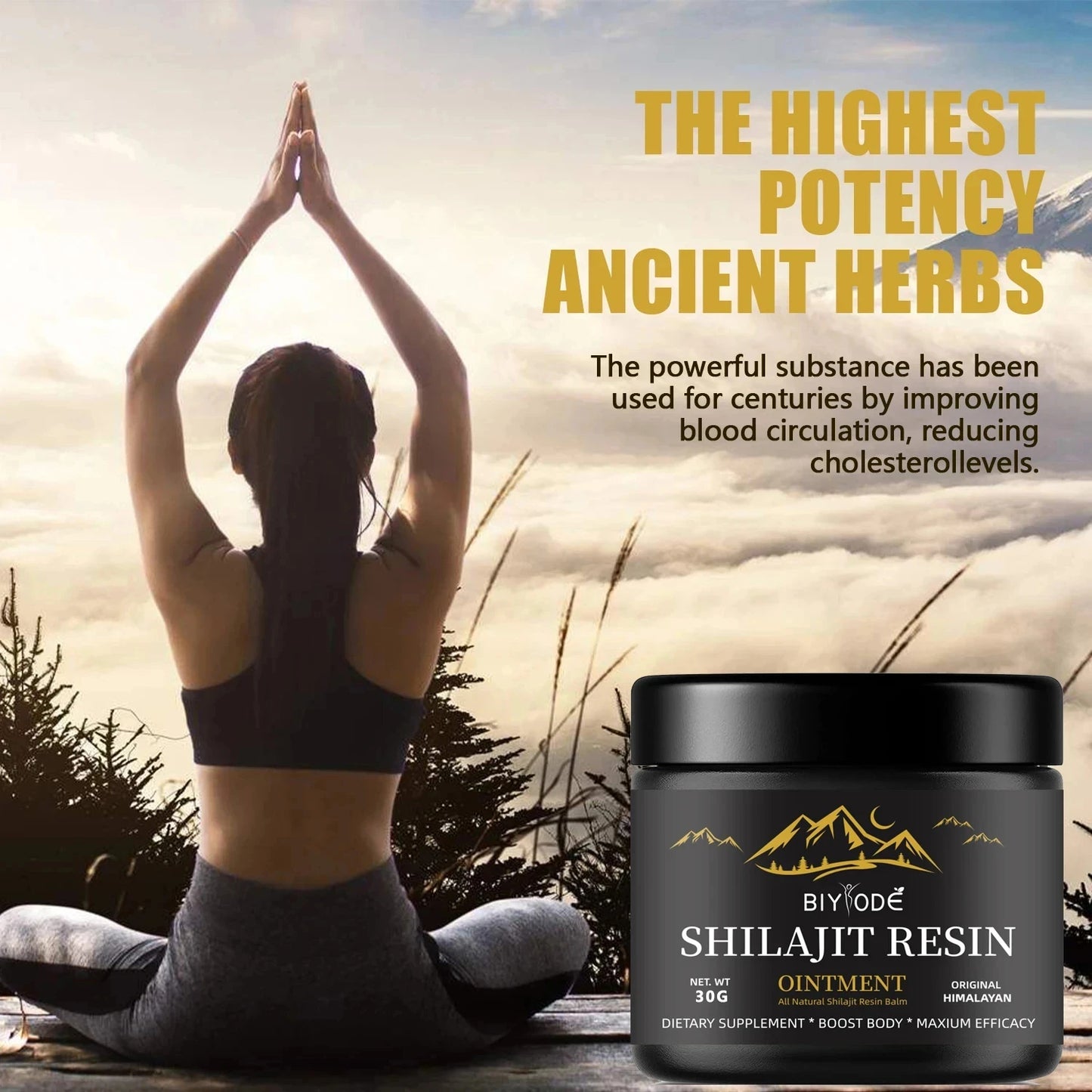 Pure Himalayan Shilajit Resin With Spoon With 85+ Trace Minerals & Fulvic Acid Care Lab Fulvic Acid Tested