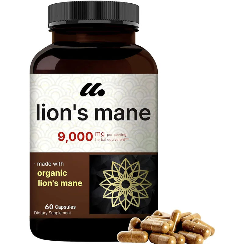 Lion Mane Mushroom Capsules Organic