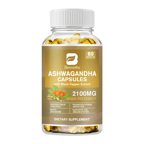 Beworths  Organic Ashwagandha Root Capsules Sleep Better Sleep